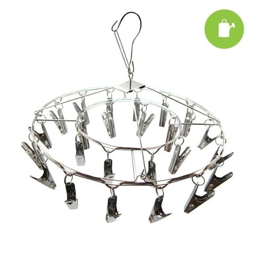 Grow1 24 Clip Hanging Metal Drying Rack Grow1 24 Clip Hanging Metal Drying Rack