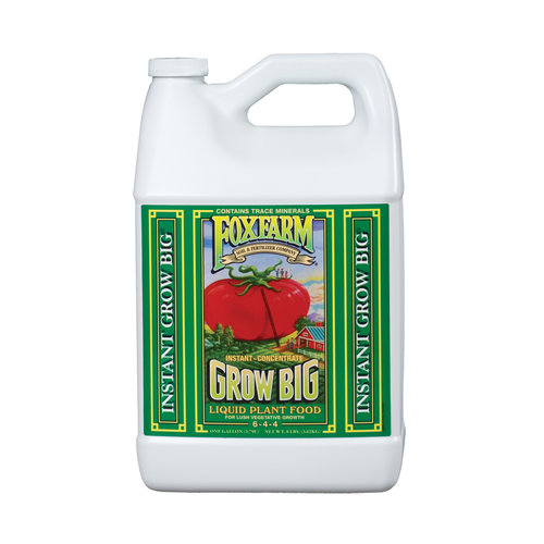FoxFarm Grow Big Liquid Concentrate, 1 gal FoxFarm Grow Big Liquid Concentrate, 1 gal
