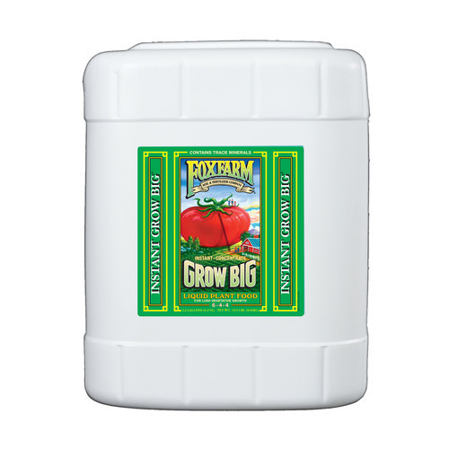 FoxFarm Grow Big Liquid Concentrate, 5 gal FoxFarm Grow Big Liquid Concentrate, 5 gal