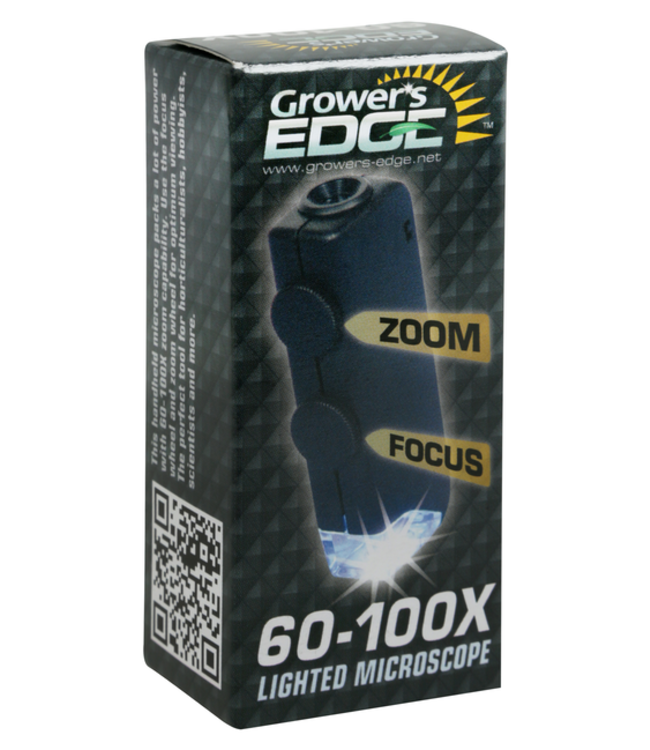 Growers Edge Grower's Edge Illuminated Microscope 60x - 100x (36/Cs)