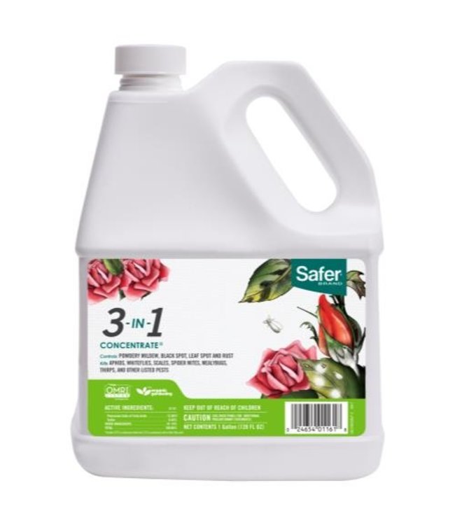Safer Safer 3-in-1 Garden Spray Conc. Gallon (4/Cs)