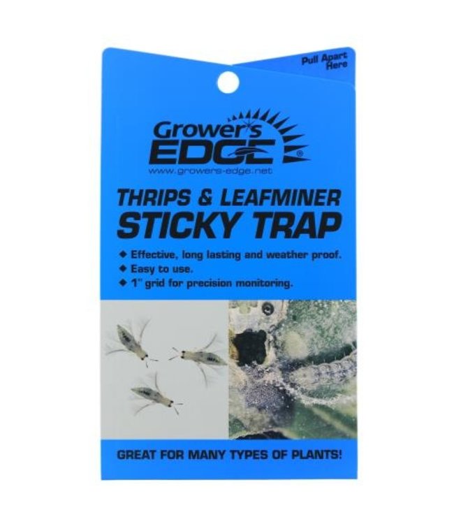 Growers Edge Grower's Edge Thrips & Leafminer Sticky Trap 5/Pack (80/Cs)