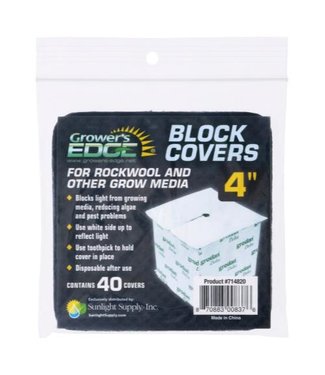Growers Edge Grower's Edge Block Covers 4 in (40/Pack)