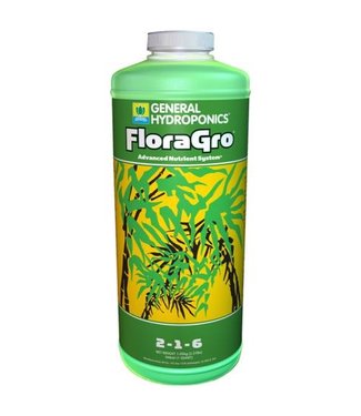 General Hydroponics GH Flora Gro Quart (12/Cs)