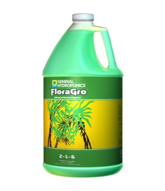 General Hydroponics GH Flora Gro Gallon (4/Cs)