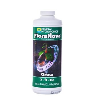 General Hydroponics GH FloraNova Grow Quart (12/Cs)