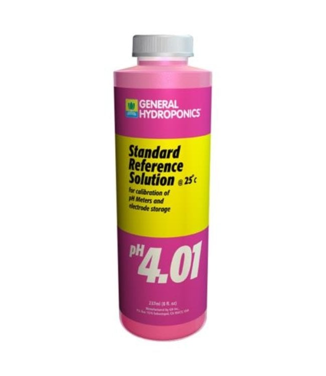 General Hydroponics GH pH 4.01 Calibration Solution 8 oz (12/Cs)