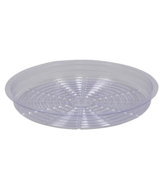 Gro Pro Premium Clear Plastic Saucer 12 in (50/Cs)