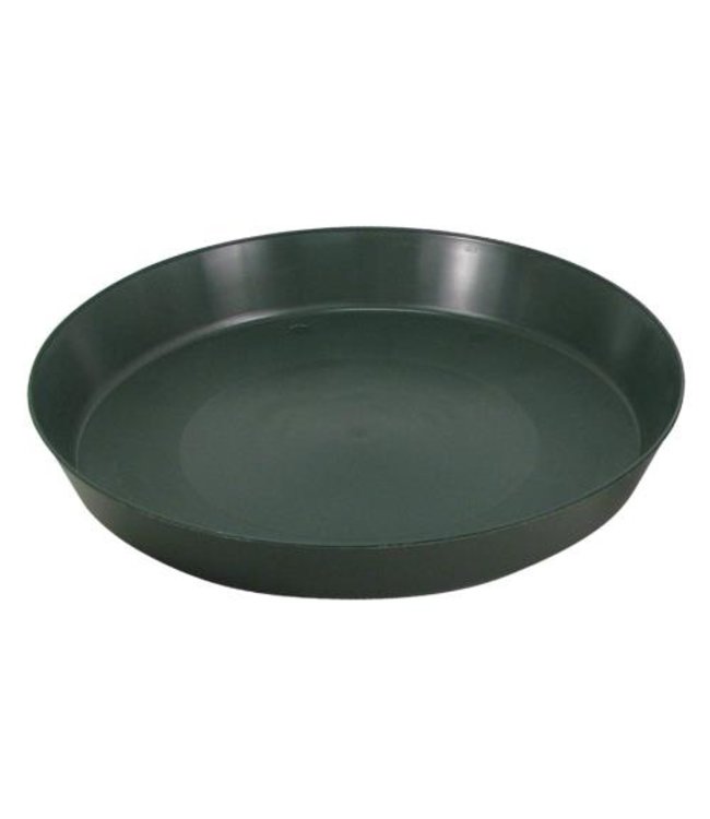 Green Premium Plastic Saucer 14 in (40/Cs)