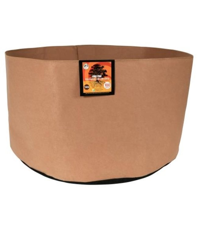 Gro Pro Essential Round Fabric Pot - Tan 100 Gallon (15/Cs)