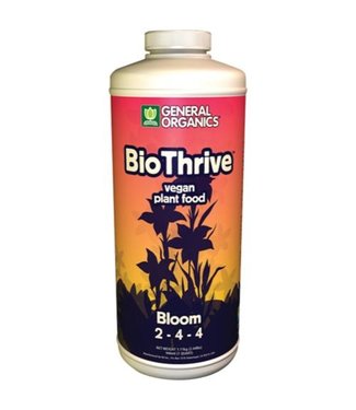General Hydroponics GH General Organics BioThrive Bloom Quart (12/Cs)