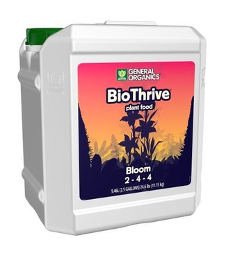 General Hydroponics GH General Organics BioThrive Bloom 2.5 Gallon (2/Cs)