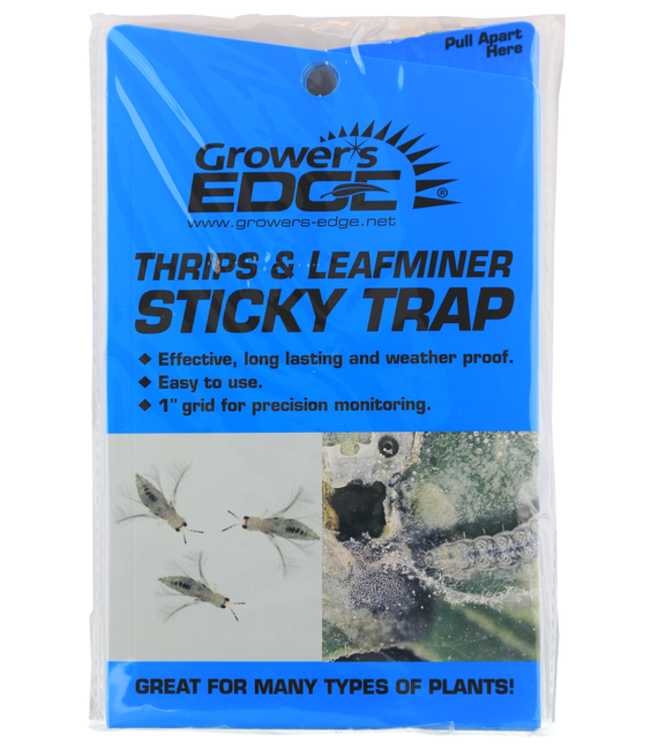 Growers Edge Grower's Edge Thrips & Leafminer Sticky Trap 5/Pack (80/Cs)