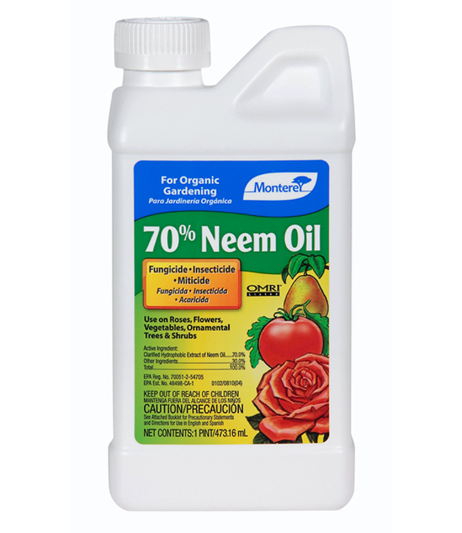 Monterey Monterey 70% Neem Oil Conc. Pint (6/Cs)