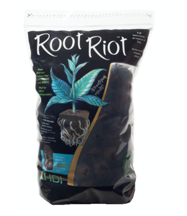 Hydro Dynamics Root Riot Replacement Cubes - 100 Cubes (12/Cs)