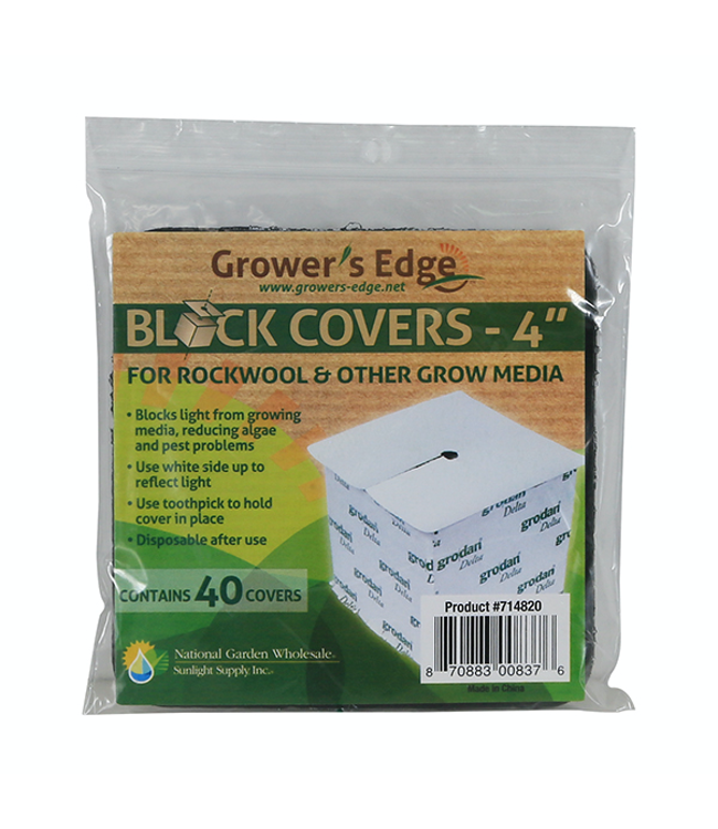 Growers Edge Grower's Edge Block Covers 4 in (40/Pack)