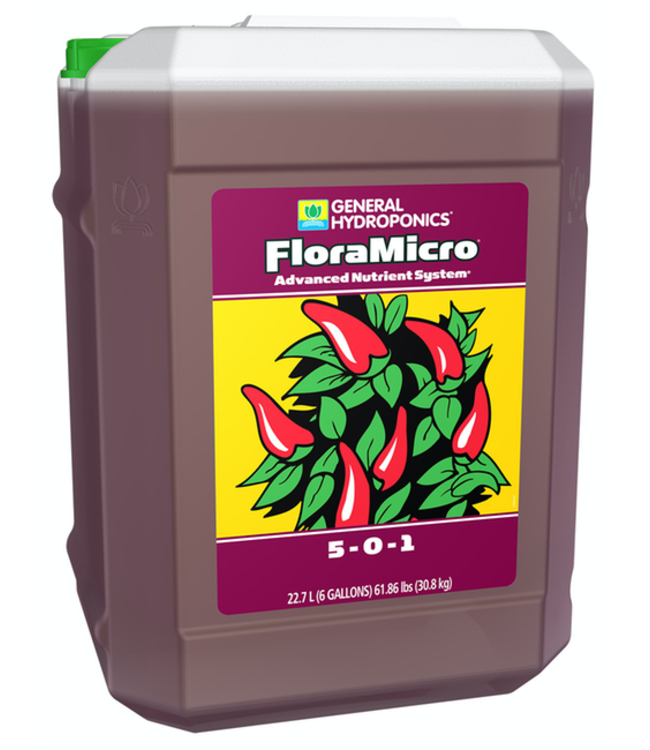 General Hydroponics GH Flora Micro 6 Gallon