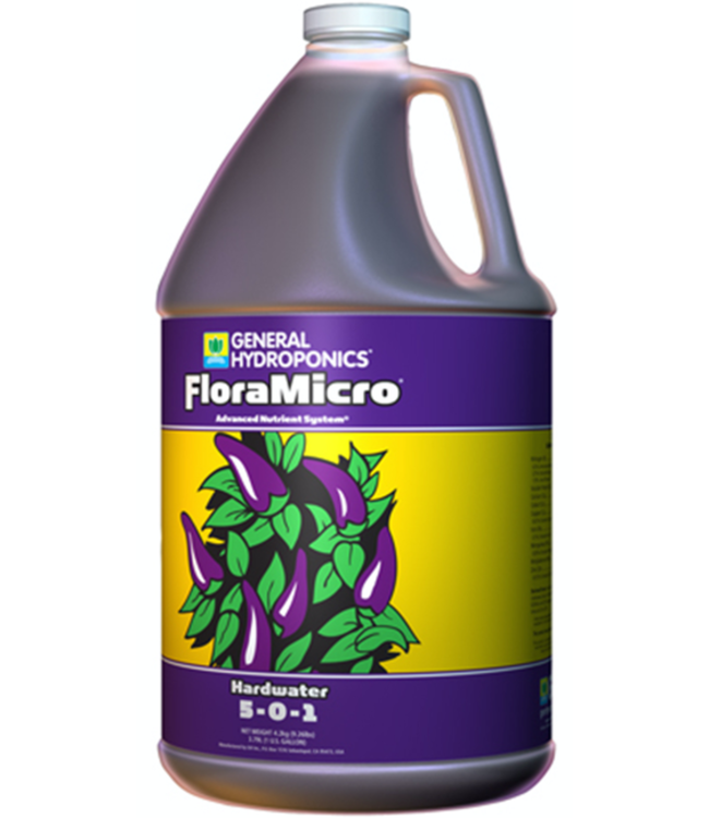 General Hydroponics GH Hardwater Flora Micro Gallon (4/Cs)