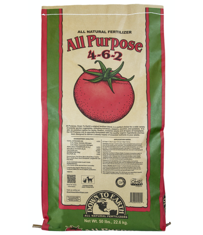 Down To Earth Down To Earth All Purpose Mix - 50 lb