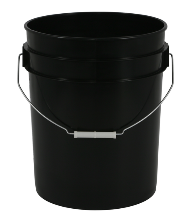 Gro Pro Black Plastic Bucket 5 Gallon