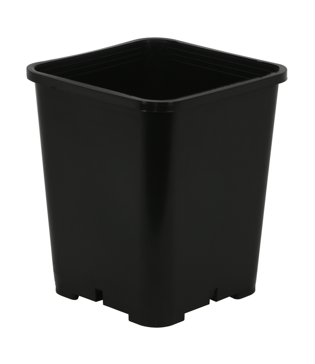 Gro Pro Premium Black Square Pot 7 in x 7 in x 9 in (100/Cs)