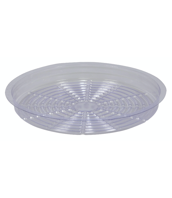 Gro Pro Premium Clear Plastic Saucer 12 in (50/Cs)