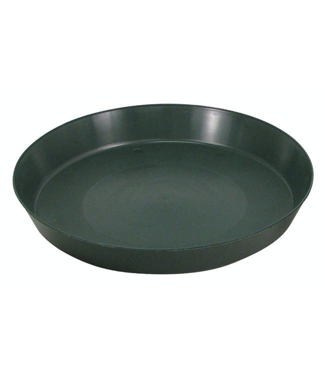 Green Premium Plastic Saucer 14 in (40/Cs)