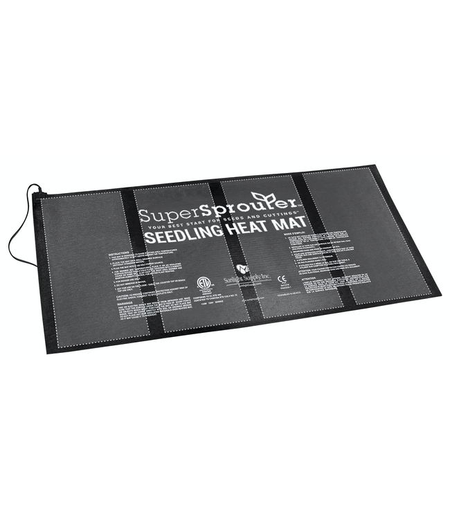 Super Sprouter Super Sprouter 4 Tray Seedling Heat Mat 21 in x 48 in (6/Cs)