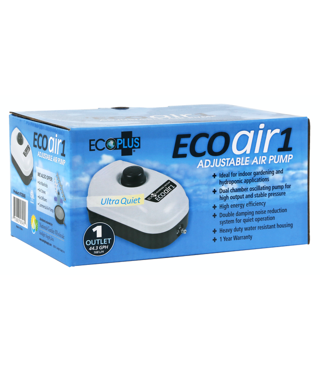 EcoPlus Eco Air 1 Plus One Outlet - 2 Watt 44 GPH (40/Cs)