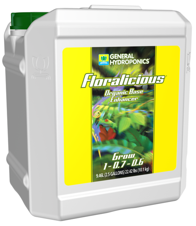 General Hydroponics GH Floralicious Grow 2.5 Gallon (2/Cs)