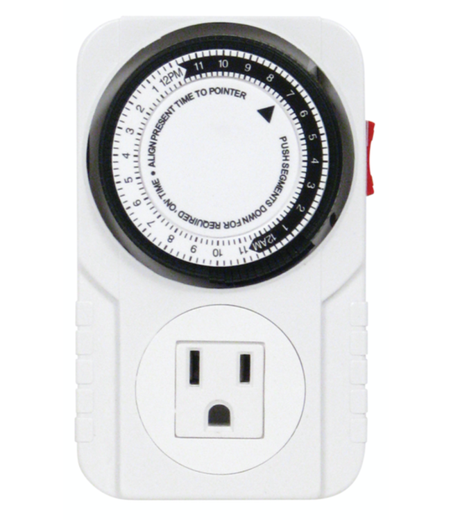 Titan Controls Apollo 6 - One Outlet Mechanical Timer (10/Cs)