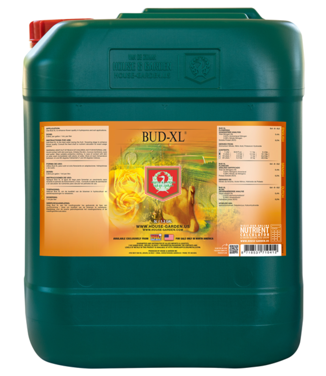 House & Garden House and Garden Bud XL 5 Liter (4/Cs)