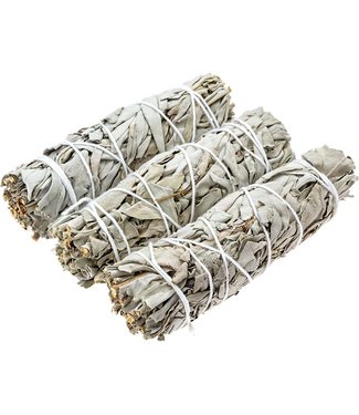 3PC California White Sage Smudge Bundle - 3.5oz / 4.75''