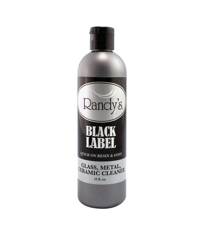 Randy's Black Label Glass, Metal & Ceramic Cleaner - 12oz