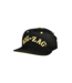 Zig-Zag Logo Snapback Hat - Black & Gold
