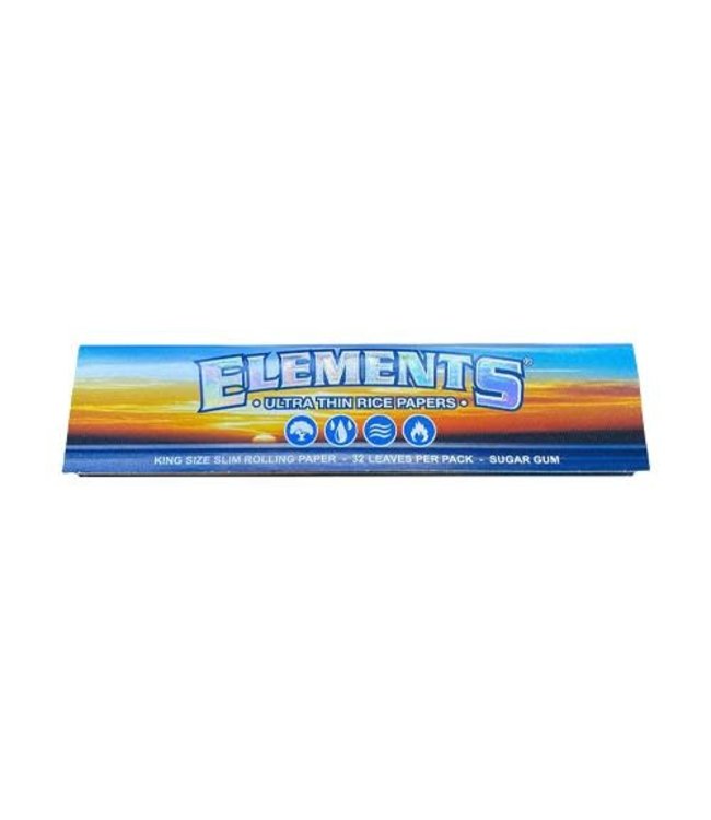 Elements Elements Rice Rolling Papers - Kingsize Slim - Individual
