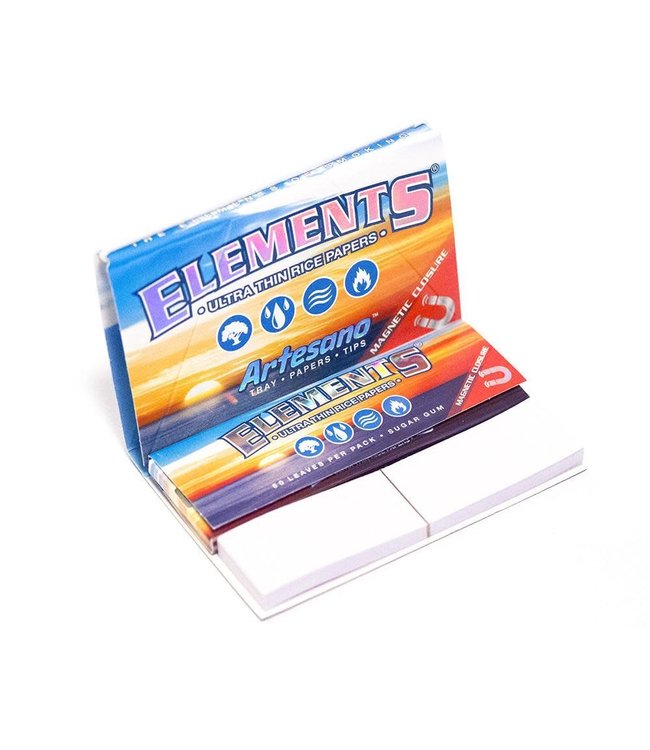 Elements Elements Artesano Rice Rolling Papers & Tips - 1¼ - Individual