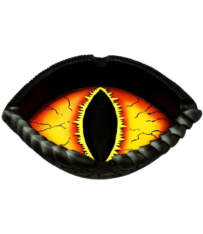 Dragon Eye Polyresin Ashtray - 5.3"x4"