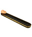 Metallic Splatter Druzy Crystal Incense Burner- 10" / Copper