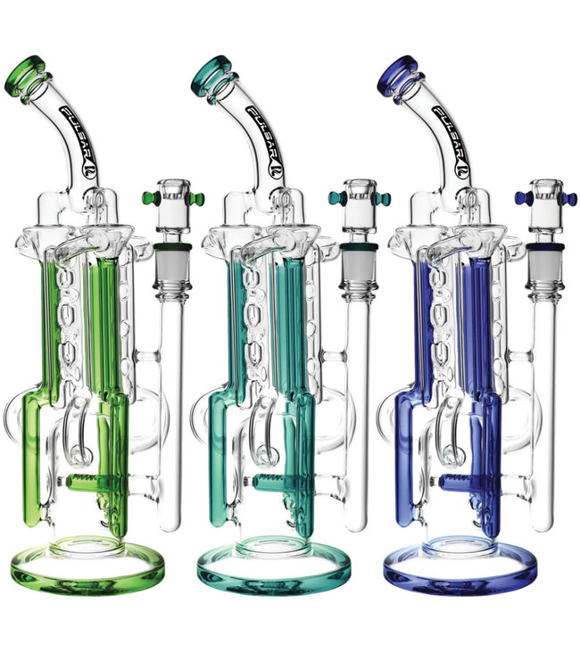Pulsar Pulsar Space Station Recycler Water Pipe-13.5"/14mm F/Clrs Vary