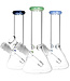 Classic Glass Beaker Water Pipe - 8'' / 14mm F / Colors Vary