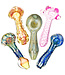 Fancy Worked Spoon Pipe - 4''- 5'' - Individual - Colors and designs vary