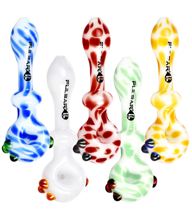 Pulsar Pulsar Creme Color Swirl Hand Pipe - 5'' / Colors Vary