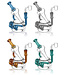 Pulsar Pulsar 3 Orb Oil Rig - 8'' / 14mm F / Colors Vary