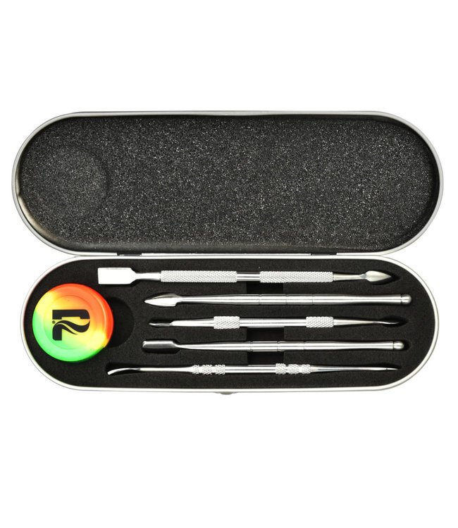 Pulsar Pulsar Six Piece Dabber Tool Set with Hard Case - Silver