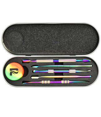 Pulsar Pulsar Six Piece Dabber Tool Set with Hard Case - Rainbow