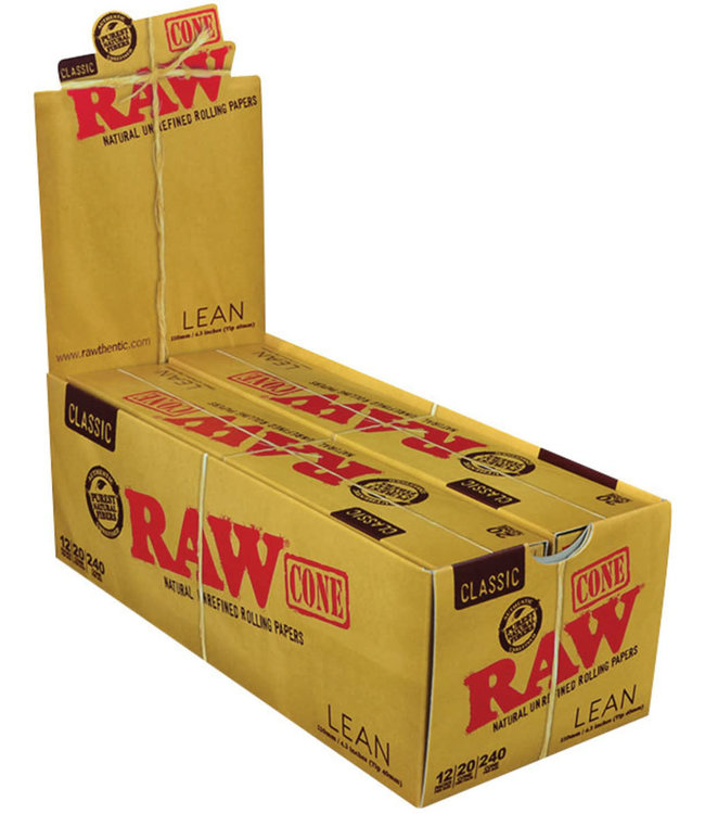 20pc Raw Classic Lean Cones Individual