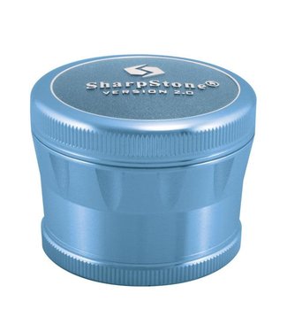 2.5" Sharpstone V2 4pc Solid Top Grinder - Blue