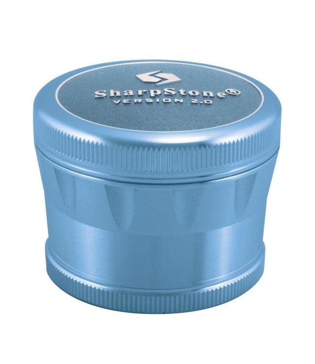 2.5" Sharpstone V2 4pc Solid Top Grinder - Blue
