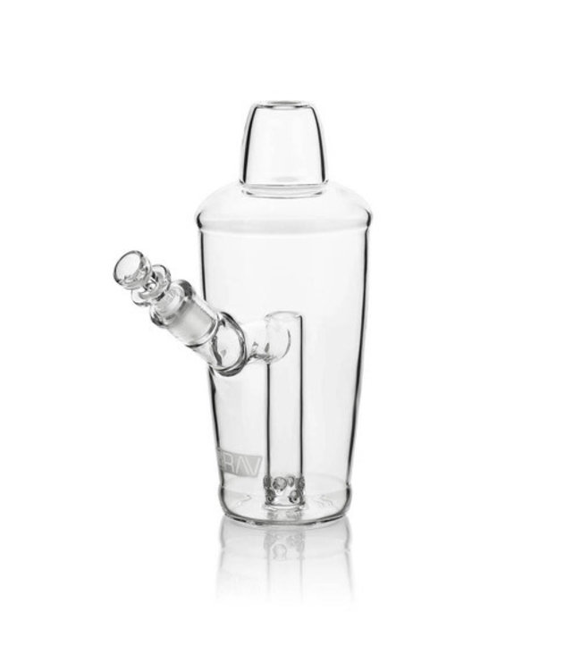 GRAV Sip Series Martini Glass Bubbler - 7"/ 14mm F / Clear